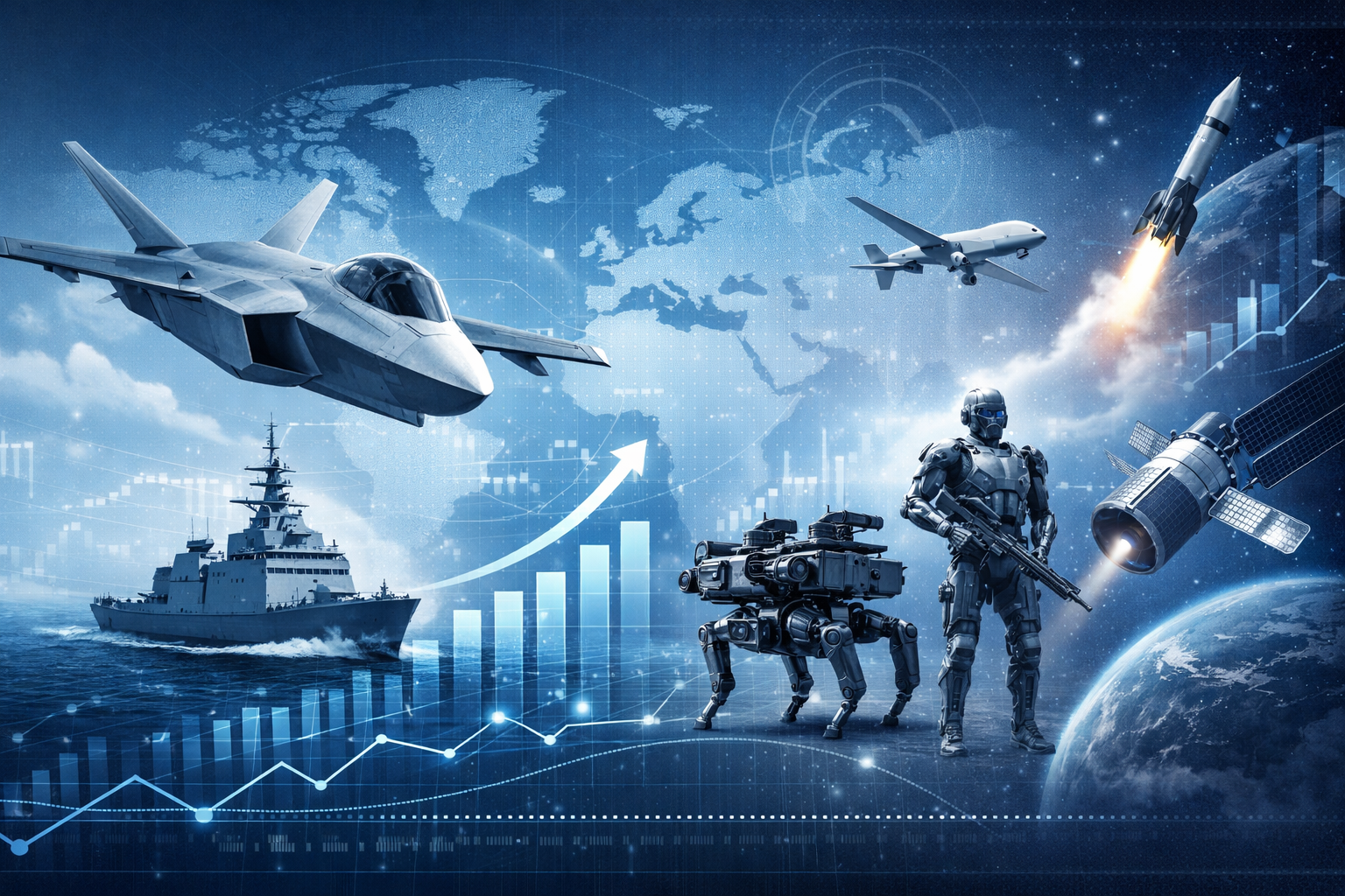 Global defense spending on next generation capabilities